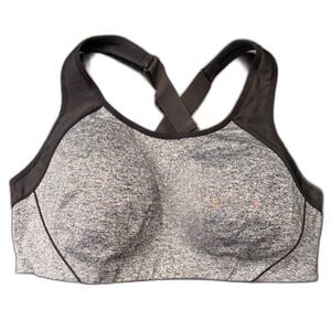 Victoria’s Secret Sport Knockout High Impact Bra 38D Gray Black